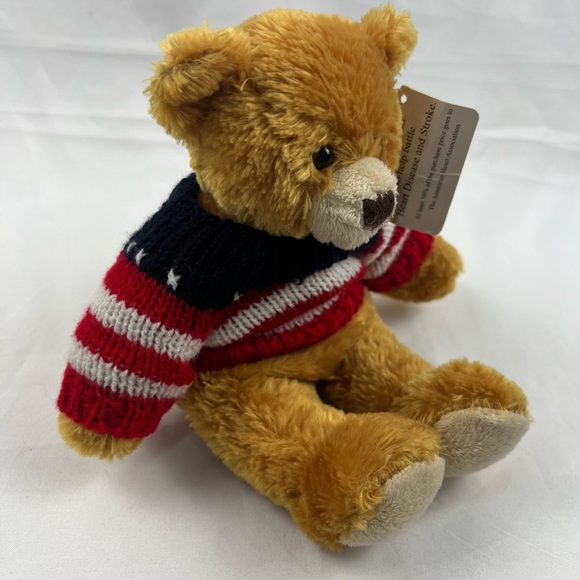 Plushland Adorable Stuffed Teddy Bear American Heart Association - Picture 4 of 8